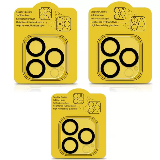 INF 3-pack kameraskydd härdat glas iPhone 15 Pro Max