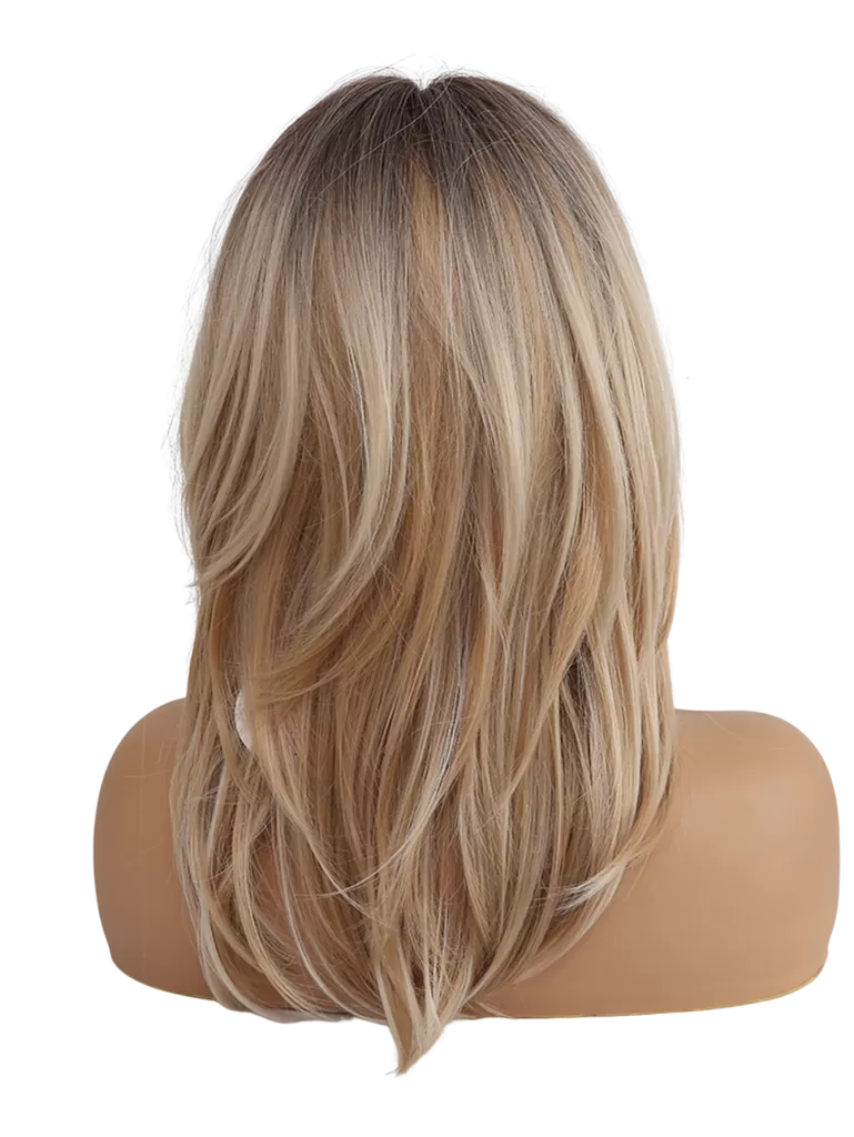 INF Trendig peruk guld 50 cm