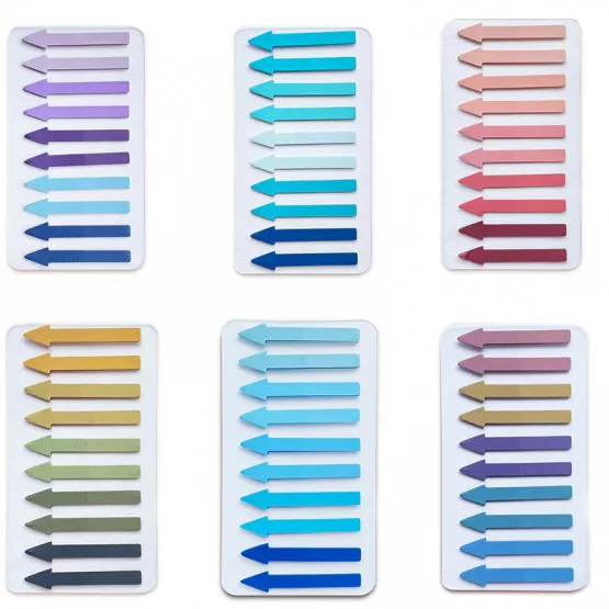 INF Transparenta Sidmarkörer, 200-pack
