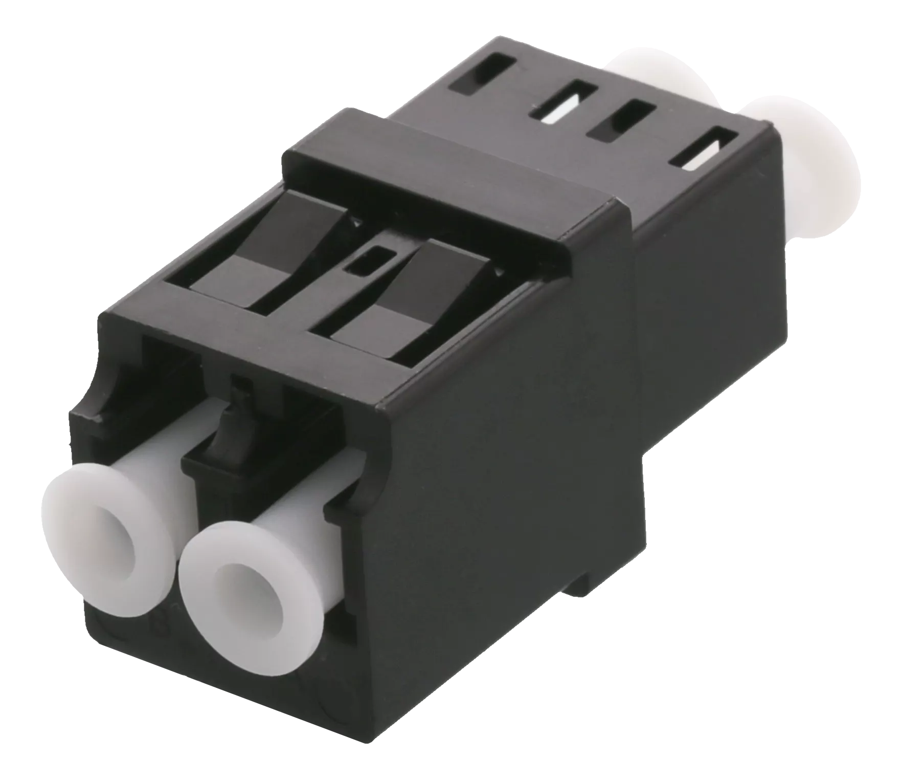 deltaco Fiber coupler snap-in, 2xLC-LC, Singlemode, duplex, blue