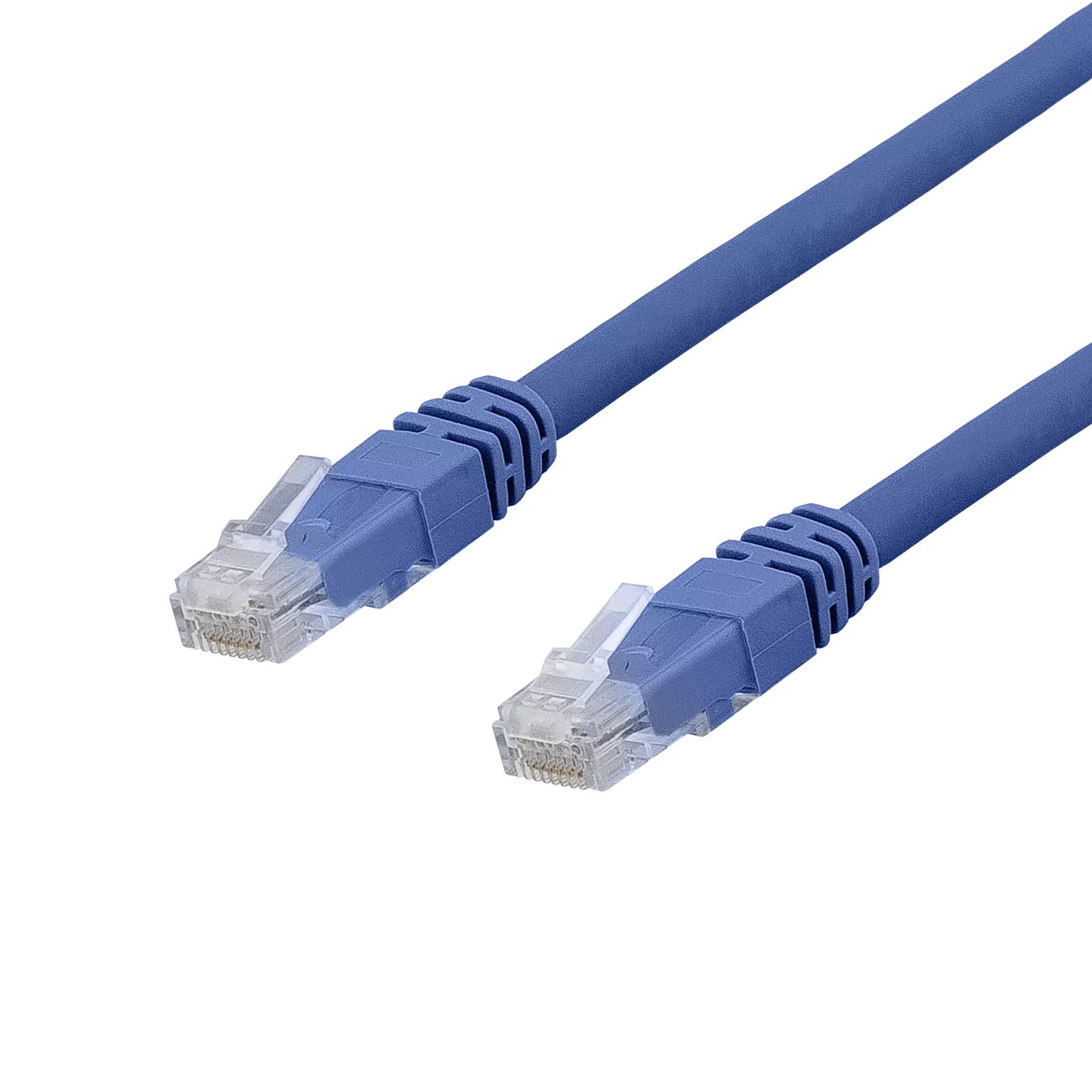 deltaco U/UTP Cat6a patch cable, LSZH, 3m, blue
