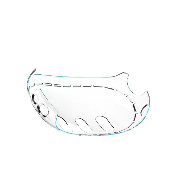 INF Transparent skyddsfodral för Meta Quest 3
