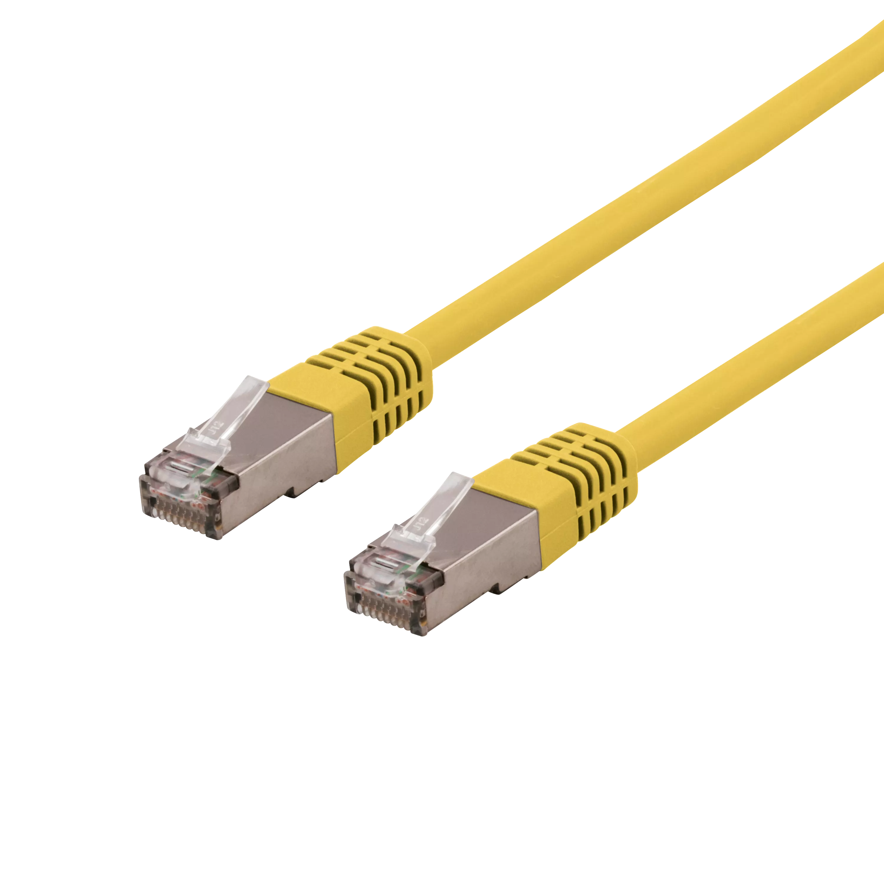 deltaco S/FTP Cat6 patch cable 3m 250MHz Deltacertified LSZH yellow