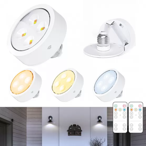 INF E26/E27 Uppladdningsbar Glödlampa med Fjärrkontroll 1