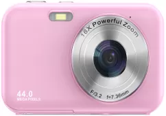 INF Digitalkamera 1080P 44MP 16x zoom 2,4" skärm Rosa