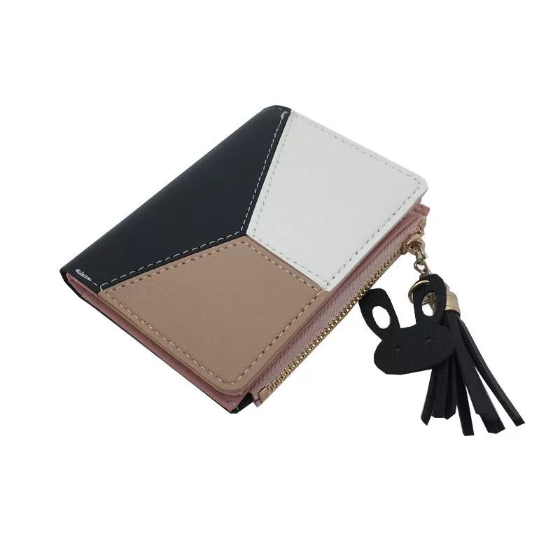 INF Zip Plånbok Fringe Purse Rabbit Zipper Tofs Plånbok