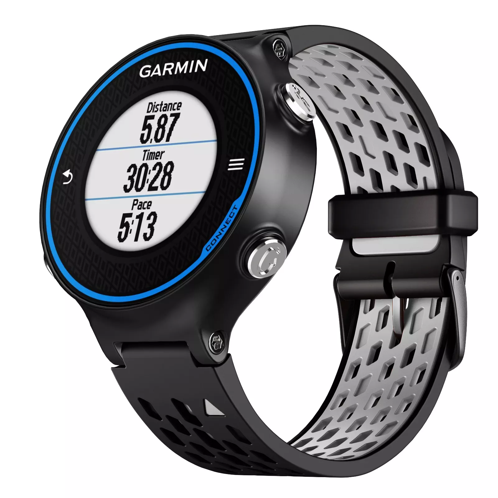 INF Garmin Forerunner 620/630/220/230/235/735XT armband Svart/Grå