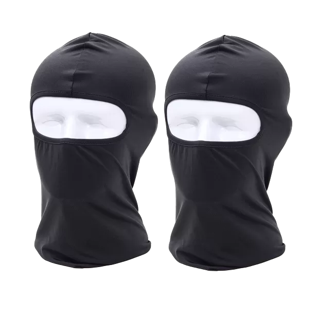 INF Balaklava / skidmask / MC-huva Svart 2-pack