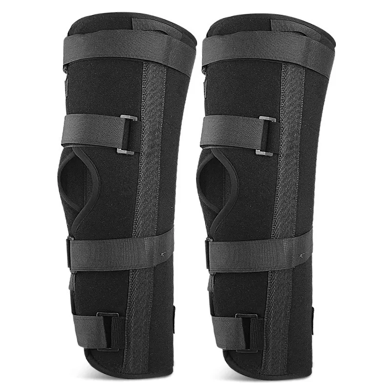 INF Justerbar knäledsimmobilizer Brace Andningsbar benspärr