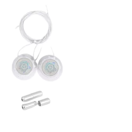 INF Knytfria elastiska skosnören Vit