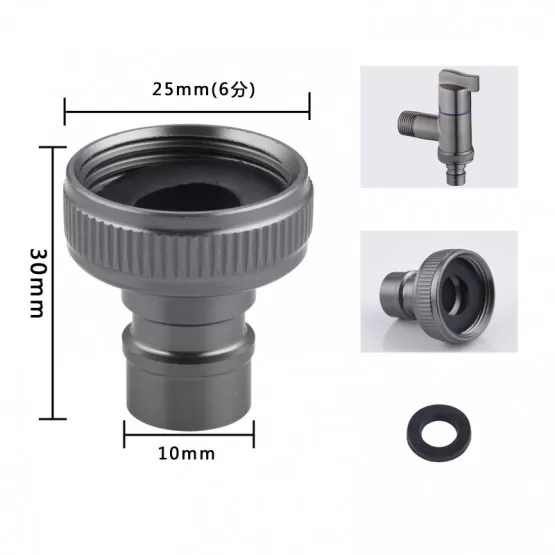 INF Skruvgänga tvättmaskin kranadapter 25 mm