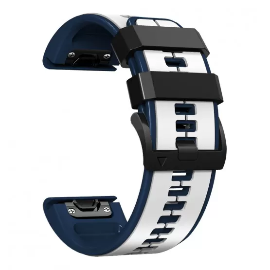 INF 26 mm Silikonarmband för Garmin Fenix 6X/Fenix7X/7X pro, COROS Vit