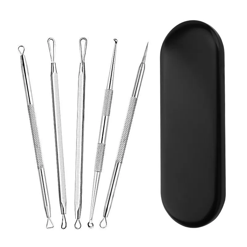 INF 5 delar Pormaskborttagare, Pimple Popper, Face Skin Care Kit