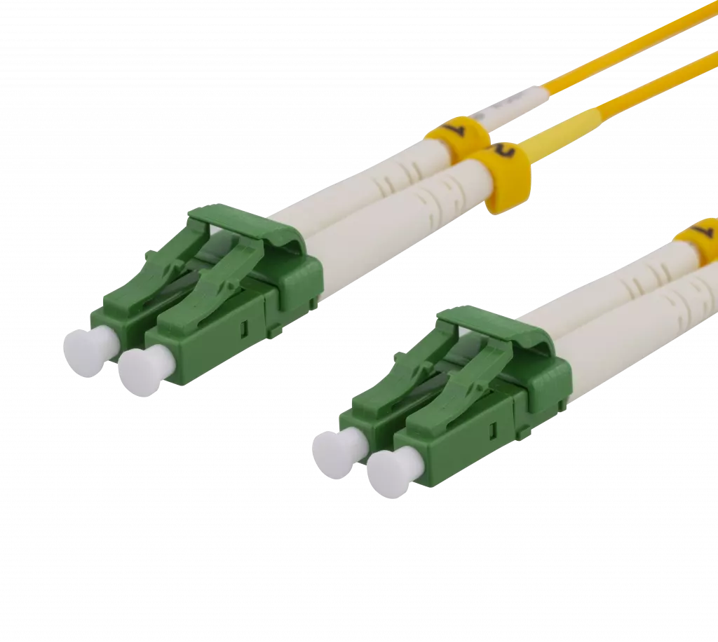 deltaco OS2 Fiber cable, LC – LC, duplex, singlemode, APC, 9/125, 3m