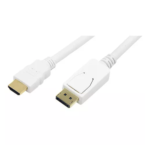 LogiLink DisplayPort - HDMI 2m Vit