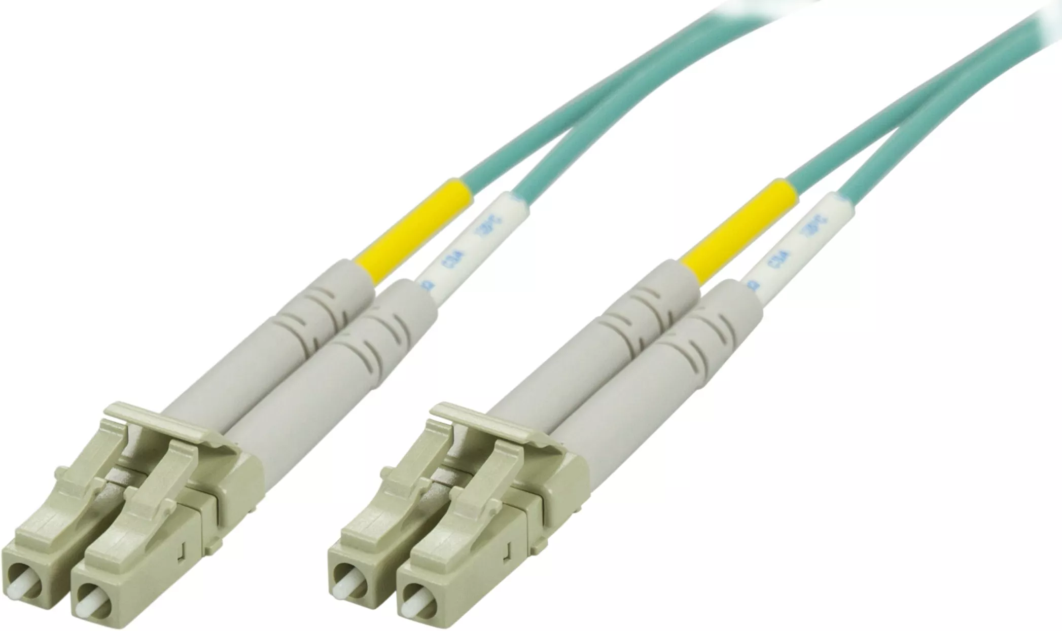 deltaco OM3 Fiber cable, LC - LC, duplex, multimode, 50/125, 3m