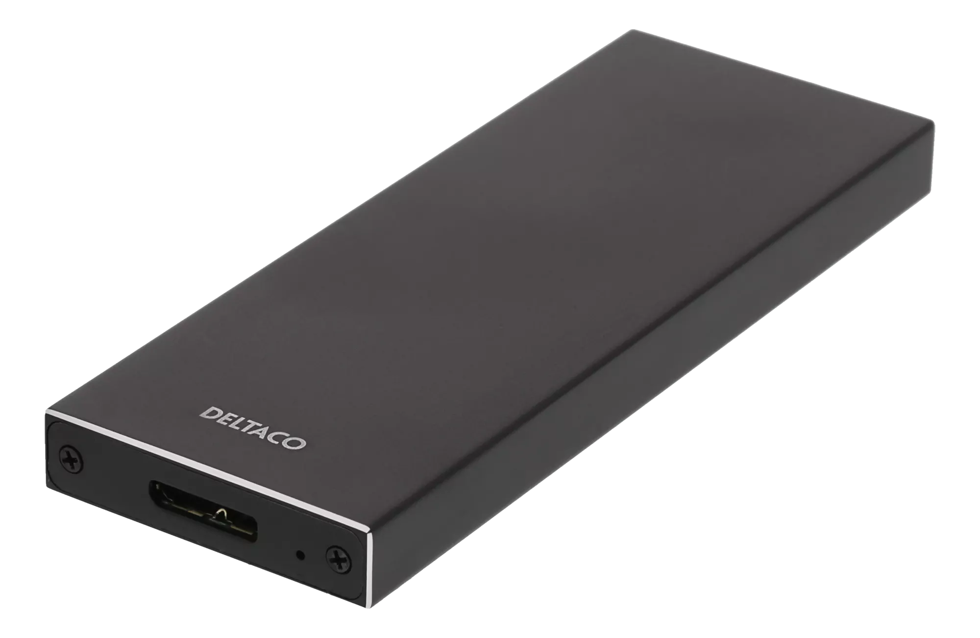 deltaco External M.2 Enclosure, B-Key, B&M-Key, USB 3.1 Gen 1, SATA