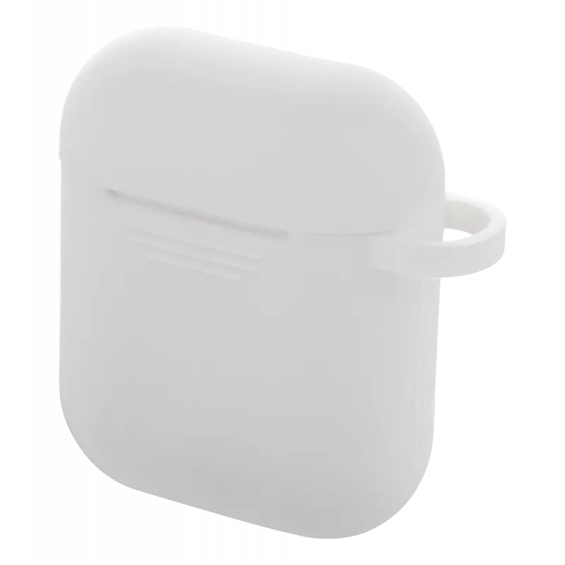 deltaco Silikonskal för AirPods 1/2, nyckelringshål, greppvänlig