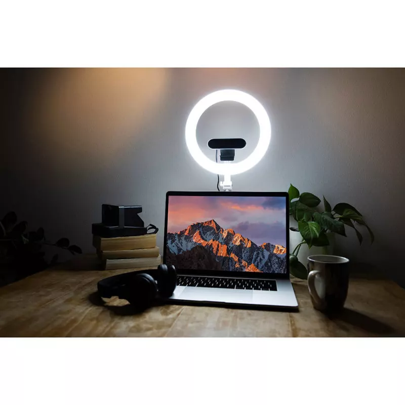 LEDBelysning Desk Ring Light 10"
