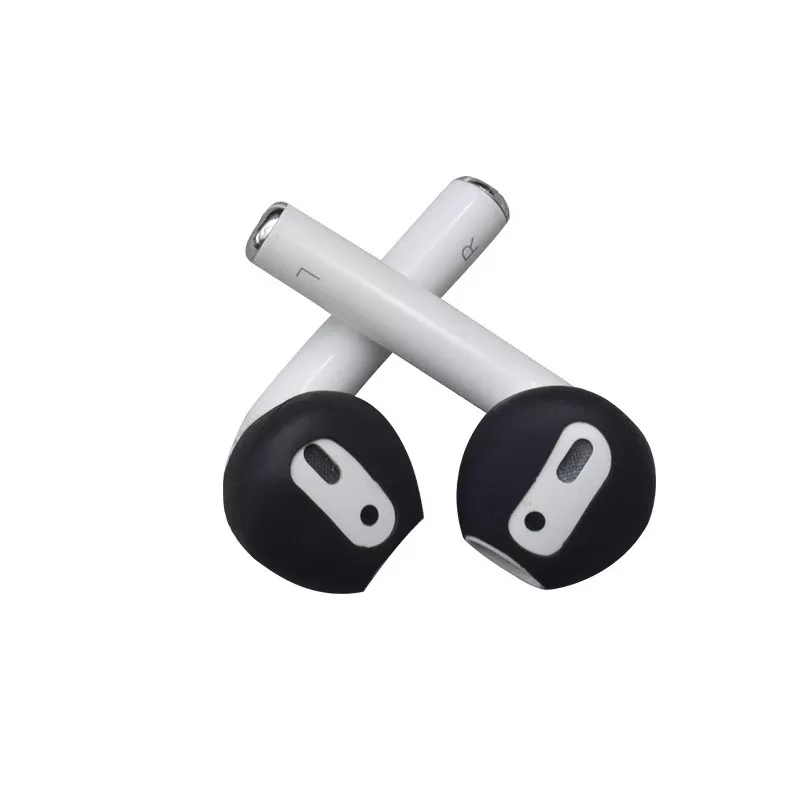 INF Öronskydd i Silikon för AirPods 1/2 Generation Svart