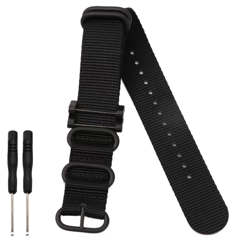 INF Nylon Klockarmband för Suunto Core Svart