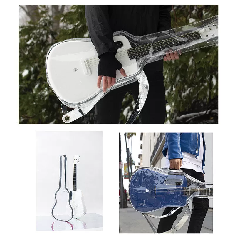 INF 42-tums transparent förvaringsväska för gitarr