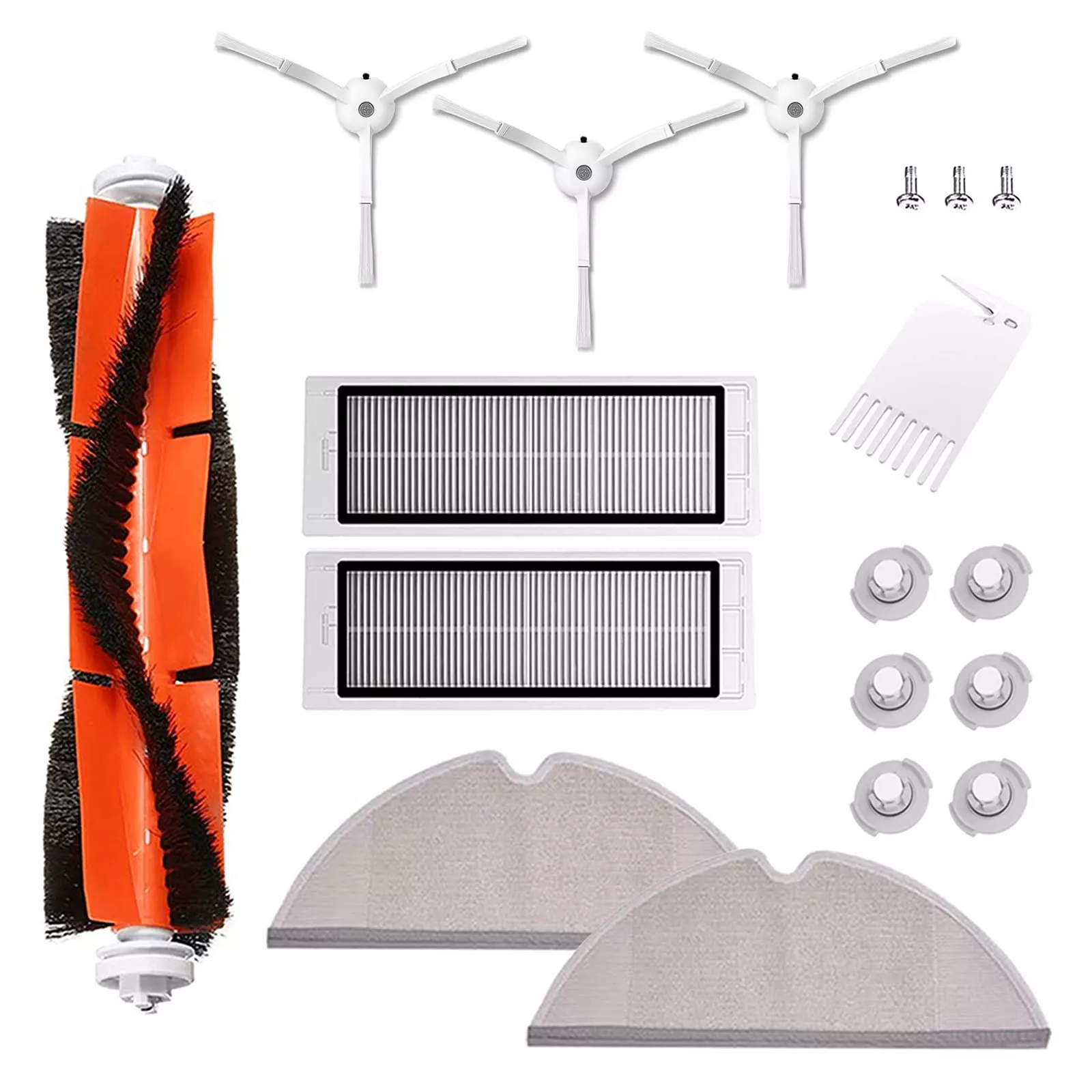 INF Tillbehör för Xiaomi Roborock S6/S5 Max/S50/S51/S55/S60/S65 18 delar