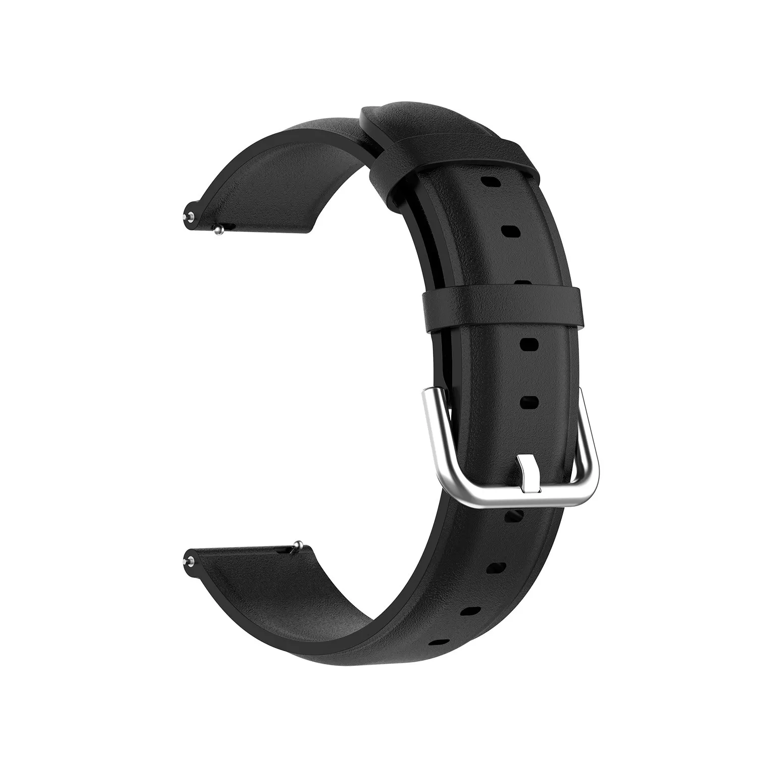 INF Klockarmband i Äkta Läder Svart