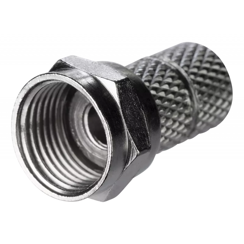 deltaco F-connector, male, 6.2mm RG59/antenna cable, screw mount, go
