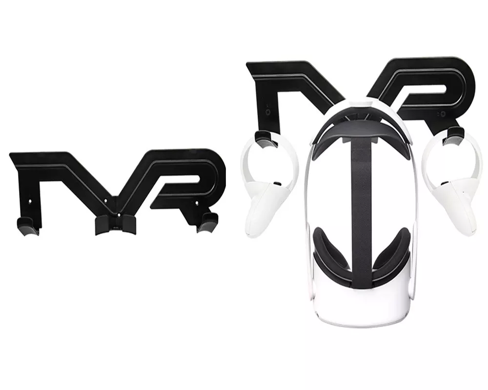 INF VR Väggmonterad förvaringsställkrok för Oculus Quest 1/2/Rifts Svart