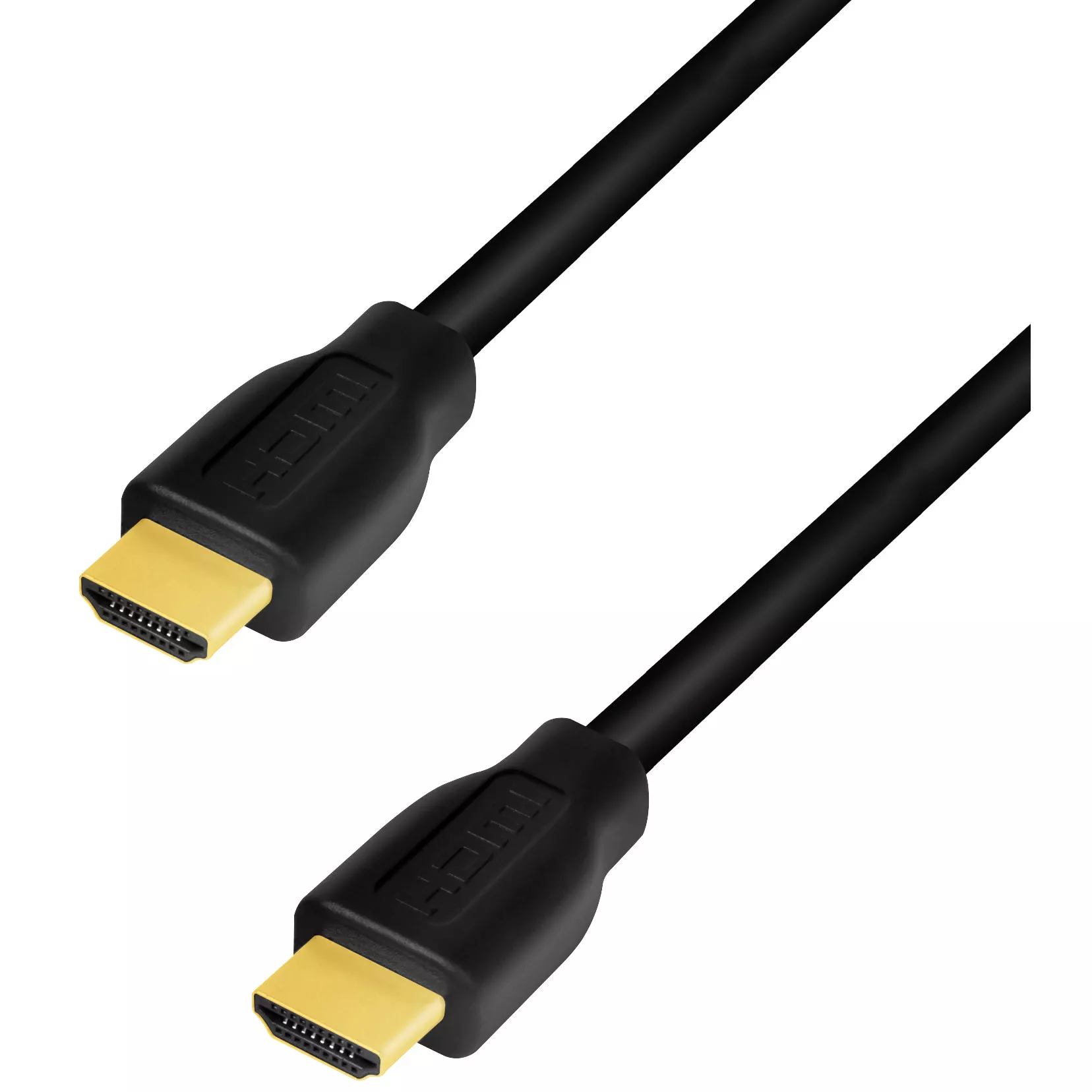 LogiLink HDMI-kabel 2.0 Premium High Speed 4K/60Hz Svart 1m