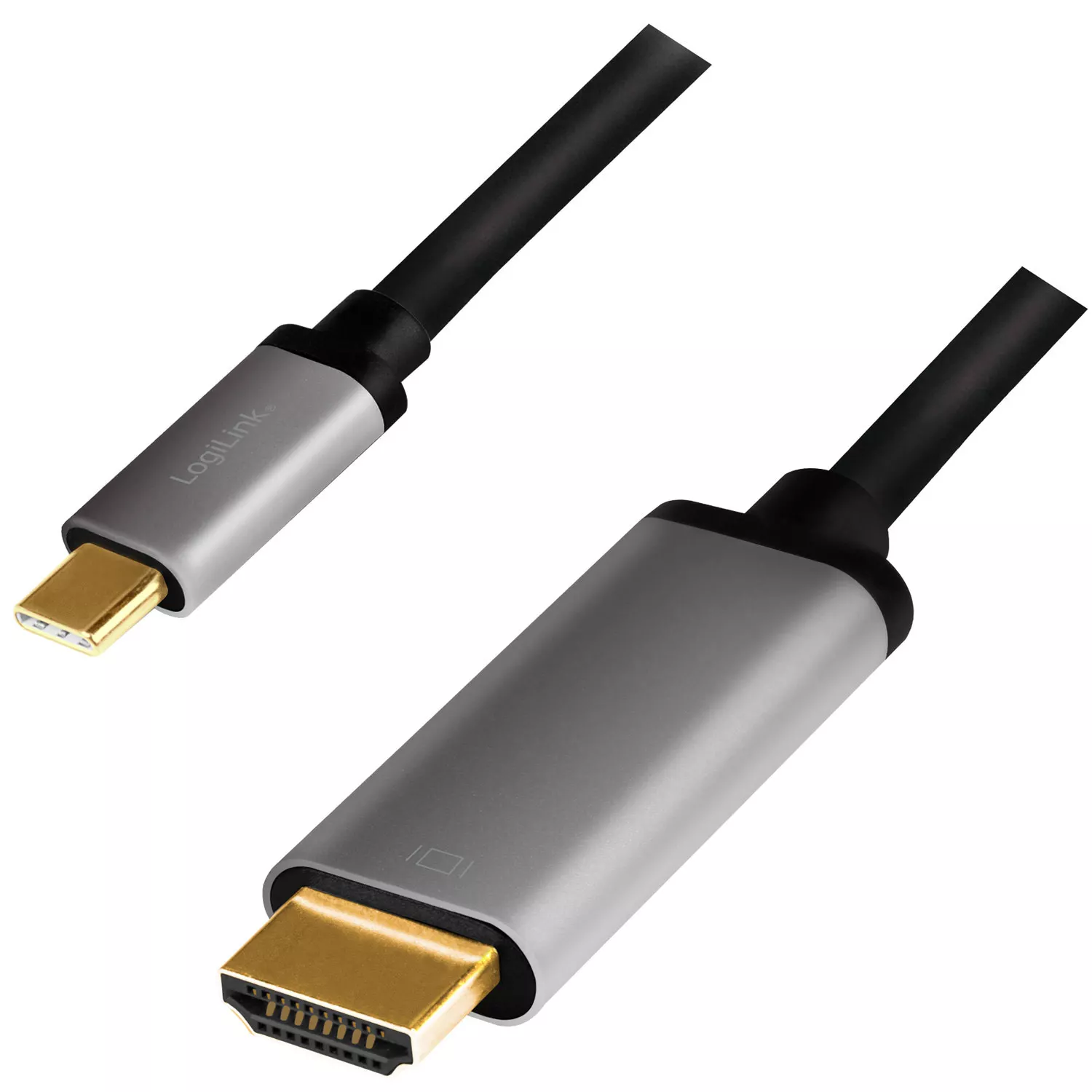 LogiLink USB-C - HDMI 4K/60Hz Aluminium 1,8m