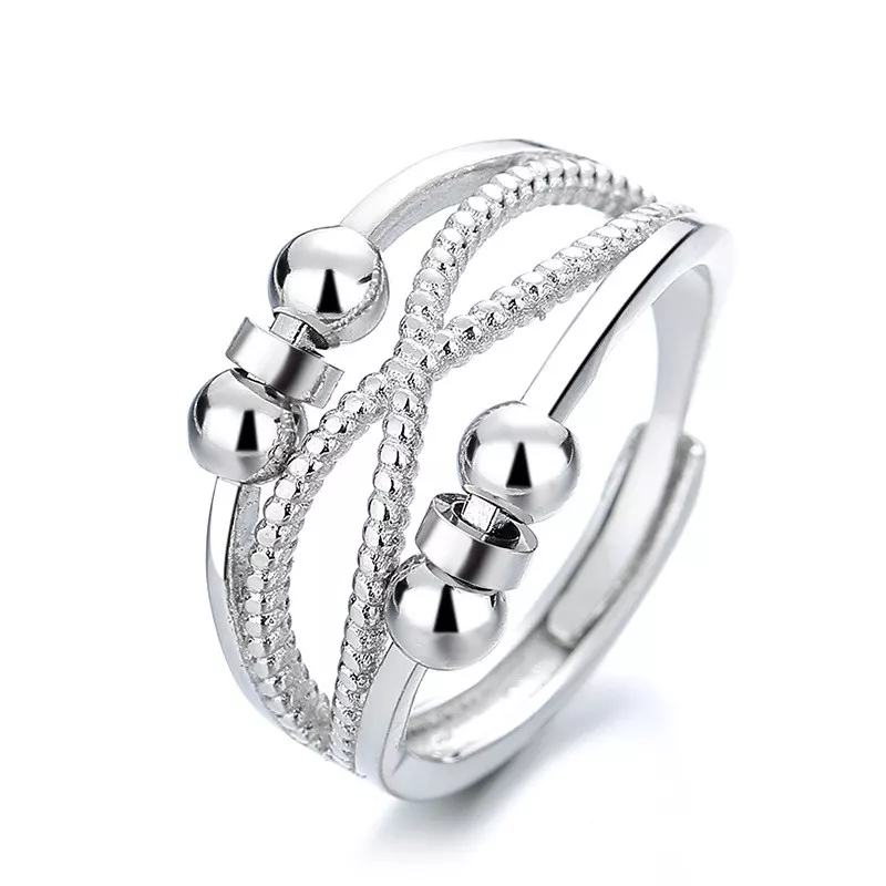 INF Anti-stressring med pärlor