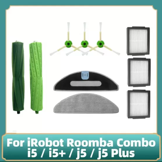 INF Tillbehör för iRobot Roomba Combo i5/i5+/J5/J5Plus robotdammsugare