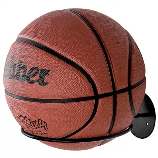 INF Lätt baskethållare Väggmonterad bollhållare Svart