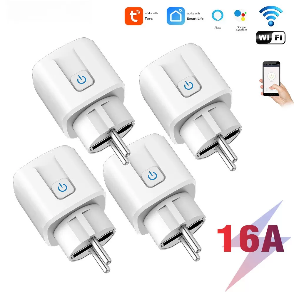 INF Smart Plug Wifi fjärrstömbrytare 4-pack 16A