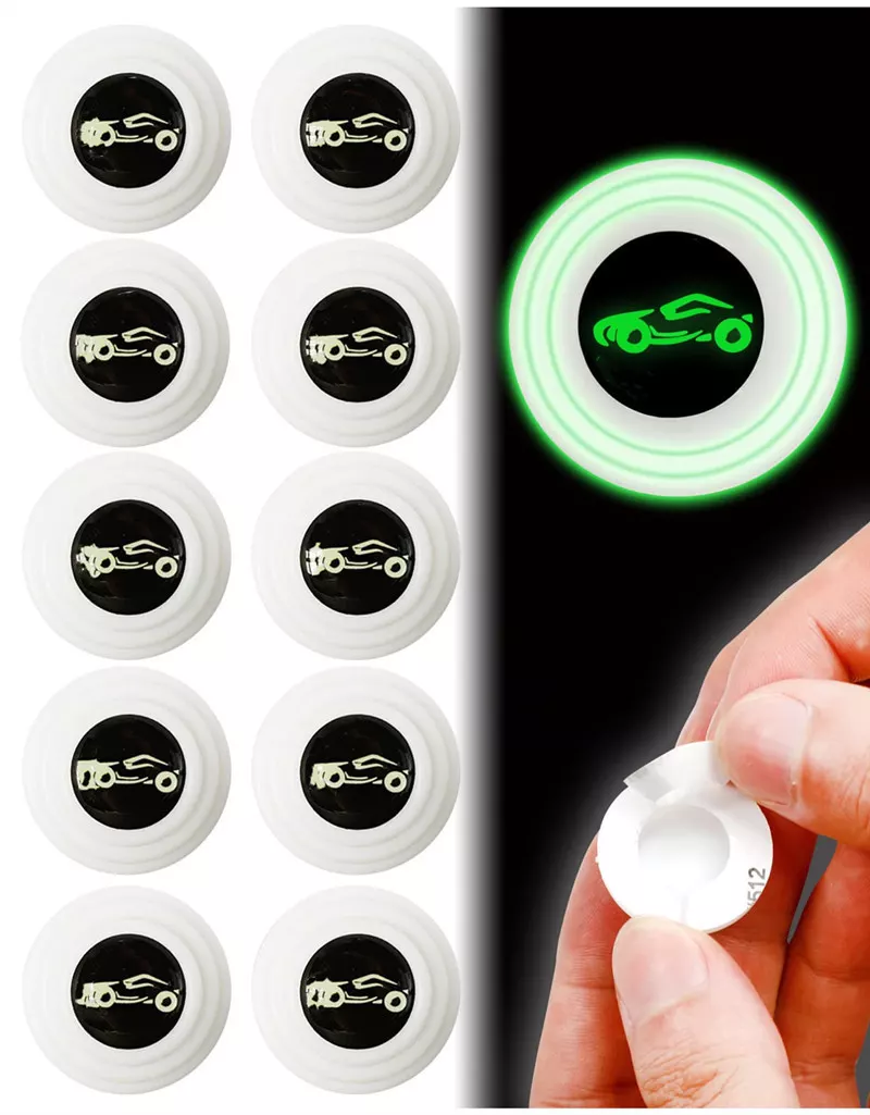 INF Självlysande stötdämpande bildekal för bildörr 10-pack