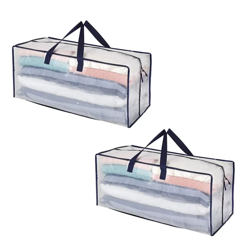 INF Transparent PP Vävd Flyttväska 2-pack