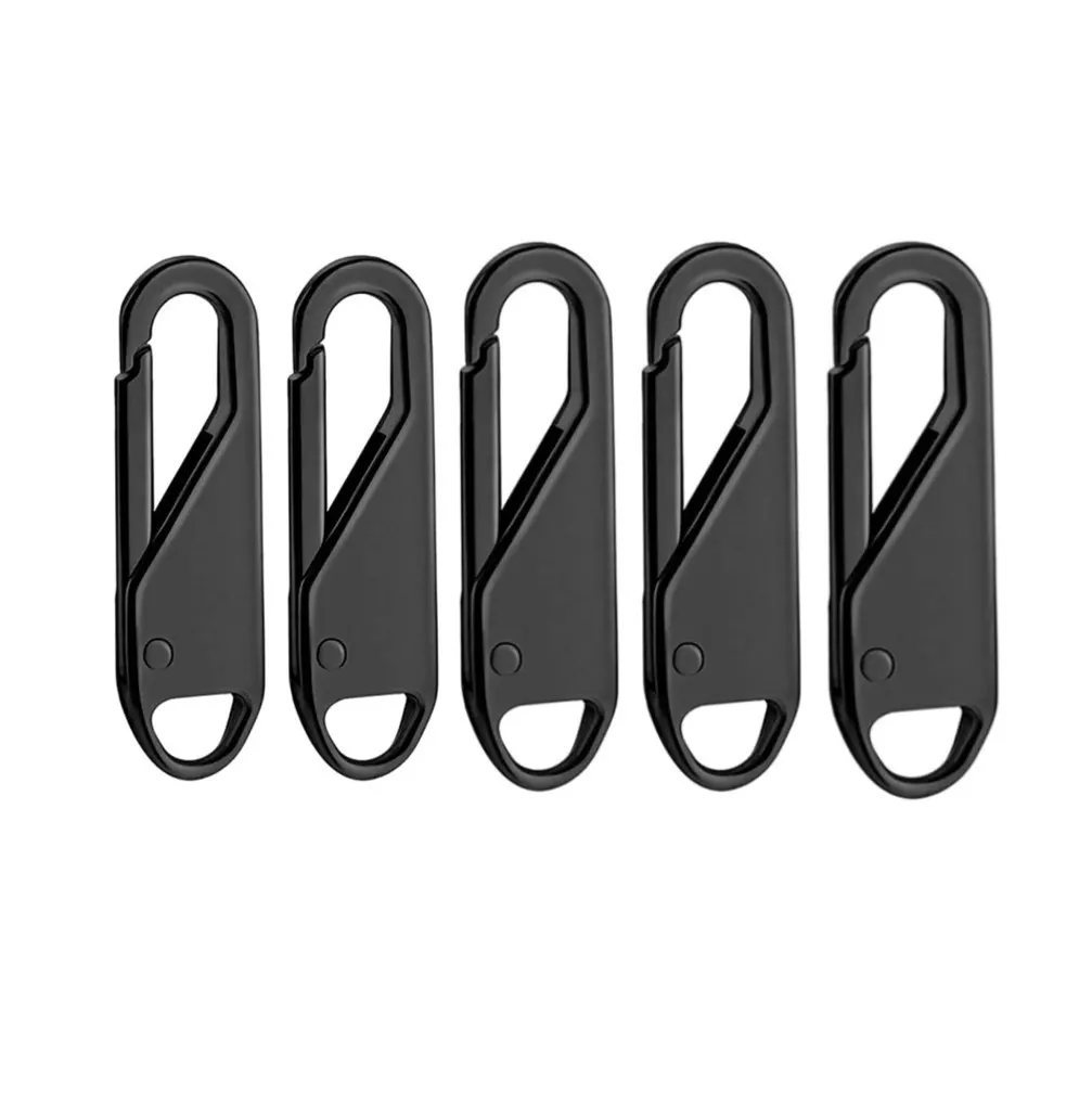 INF Dragtapp för löpare till dragkedja 5-pack Svart