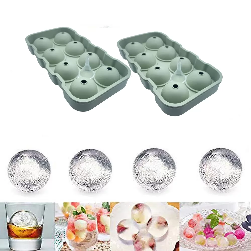 INF 8-Sfärig Isbollsform 2-pack gräs färg