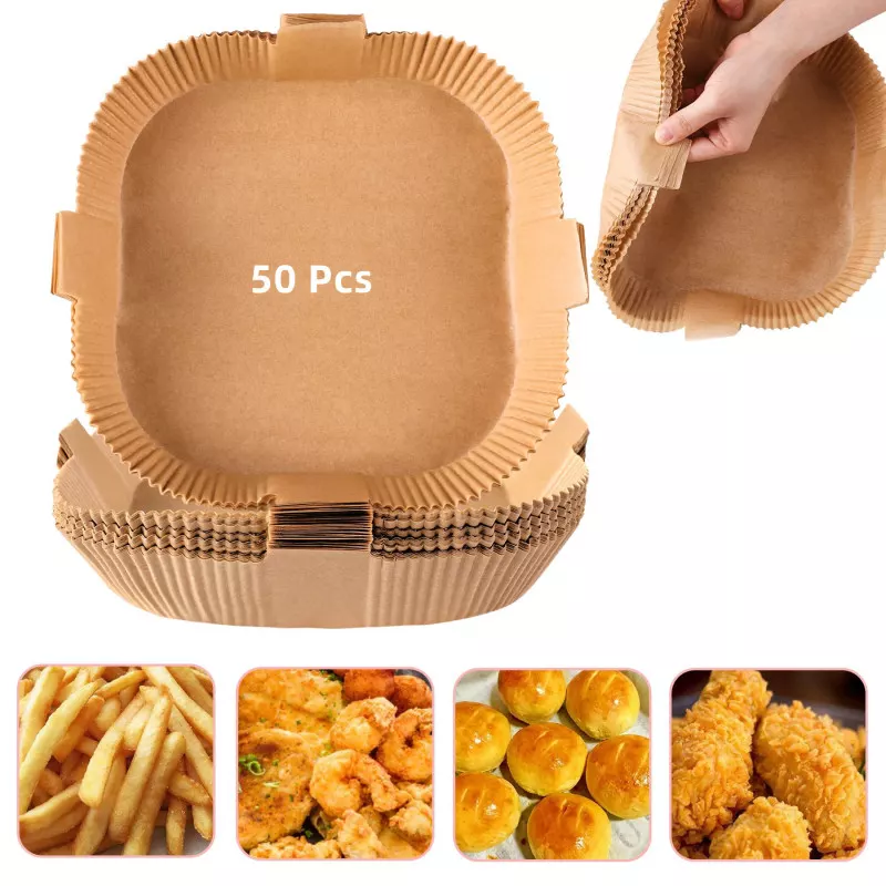 INF Air Fryer engångspapper med handtag 50-pack
