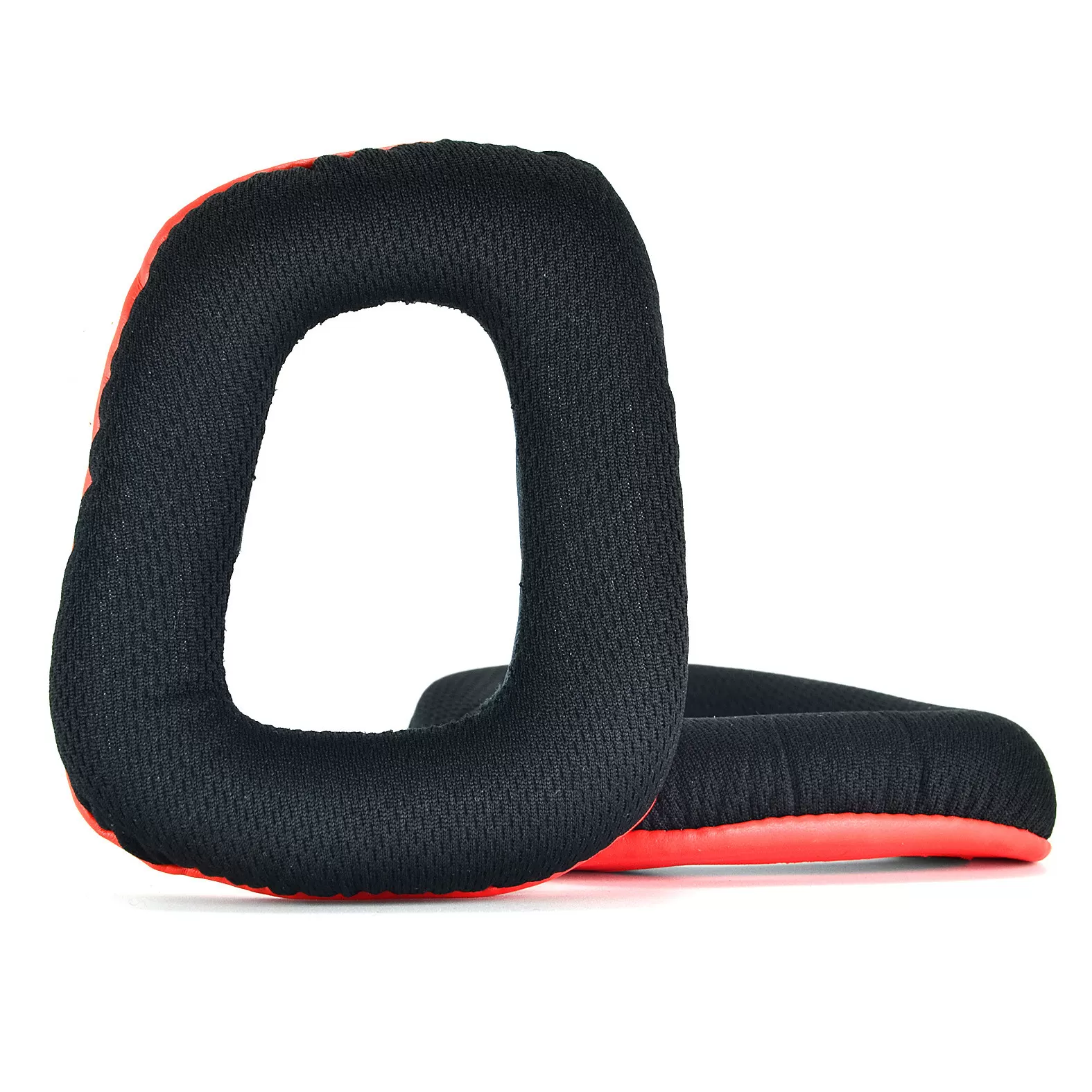 INF Öronkuddar för Logitech G35 G930 G430 F450 G331 G231 G431 G432 Svart+röd