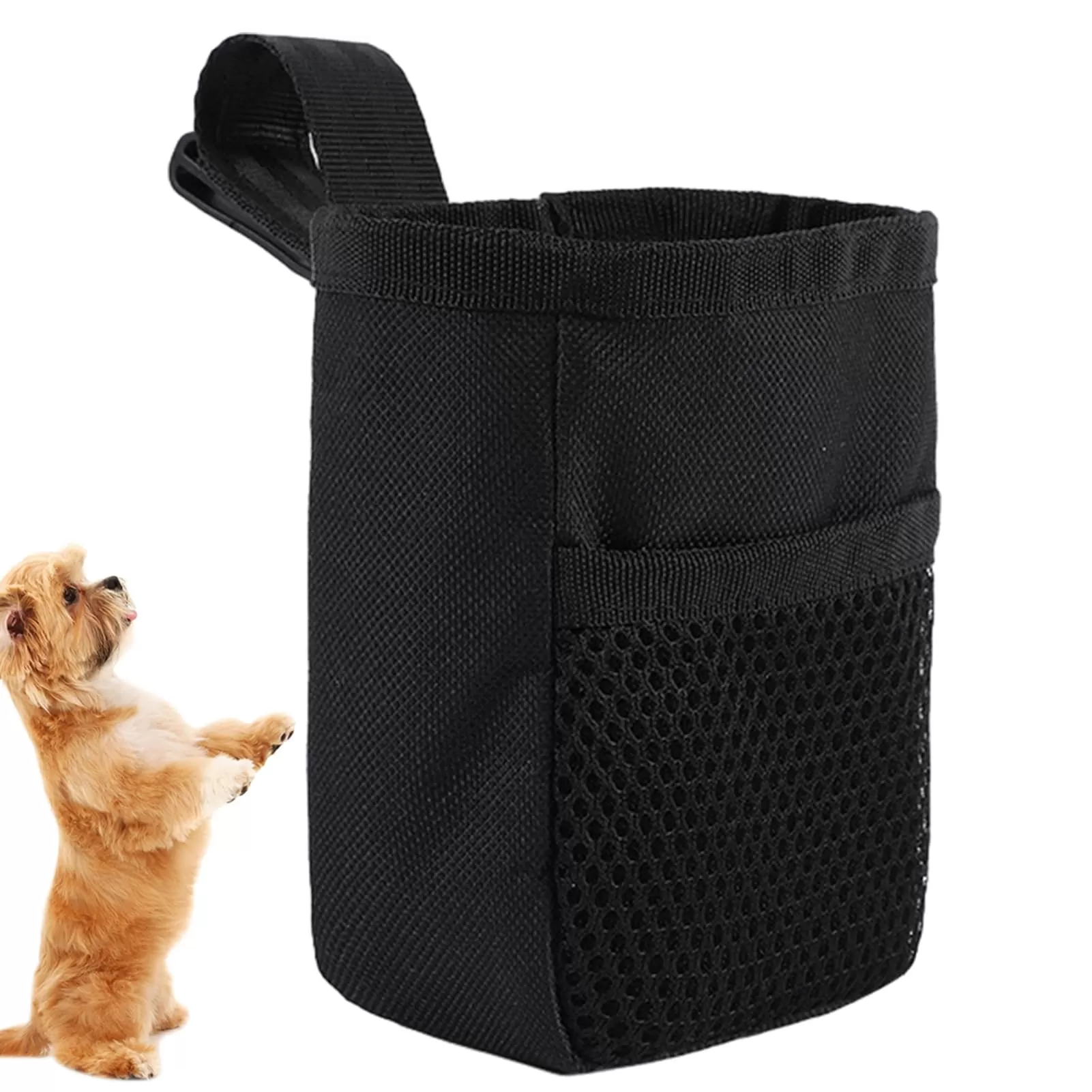 INF Bärbar hundträningsväska Svart