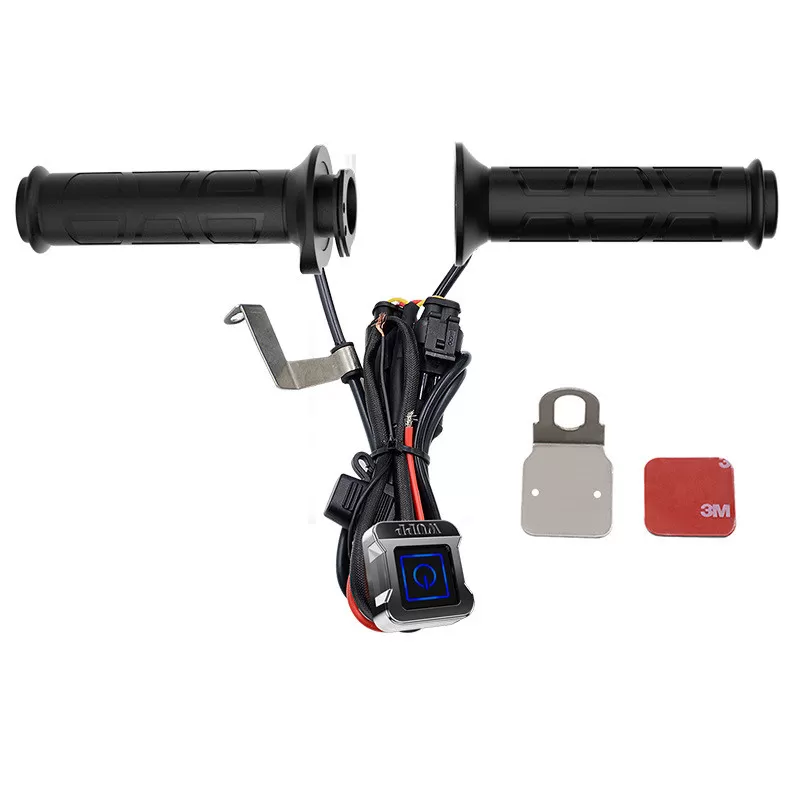 INF Motorcykel 3-växlad Smart Temperaturkontroll Eluppvärmt styre