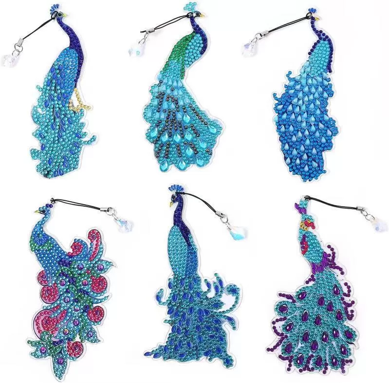 INF Akryl diamantmålning DIY bokmärke