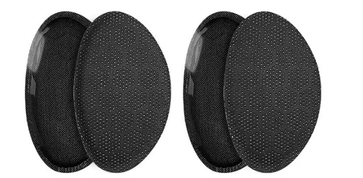 INF 2 par självhäftande tjocka GEL-bågstödssulor Svart
