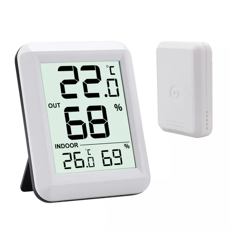 INF Trådlös termometer och hygrometer inomhus/utomhus