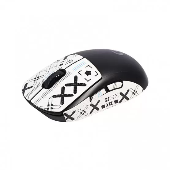 INF Musgreppstejp för Logitech GPW1 Vit