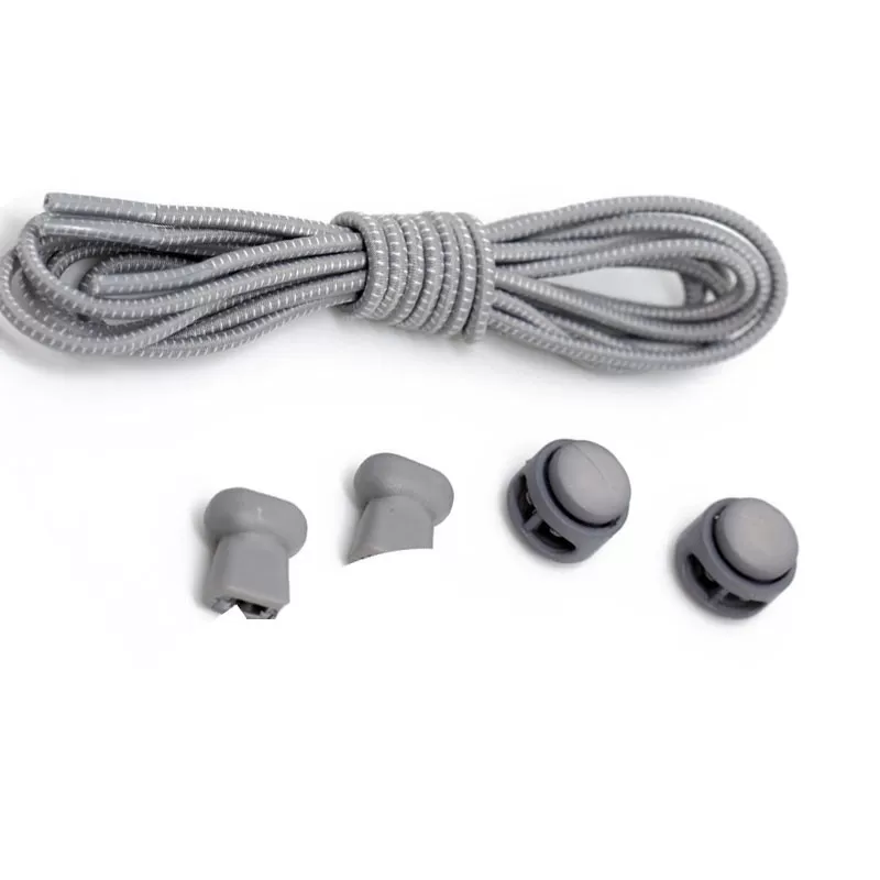 INF Knytfria Skosnören, (2 par) Grå