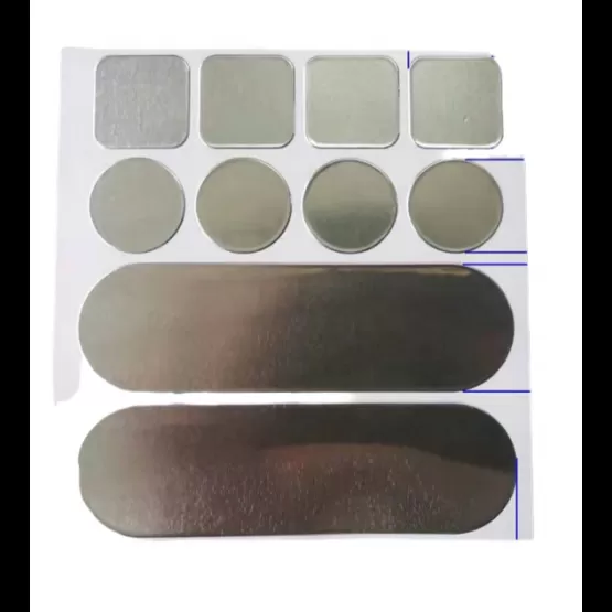 INF 10-pack aluminiumfolie reparationstejp för rostfritt stål 0,1 mm